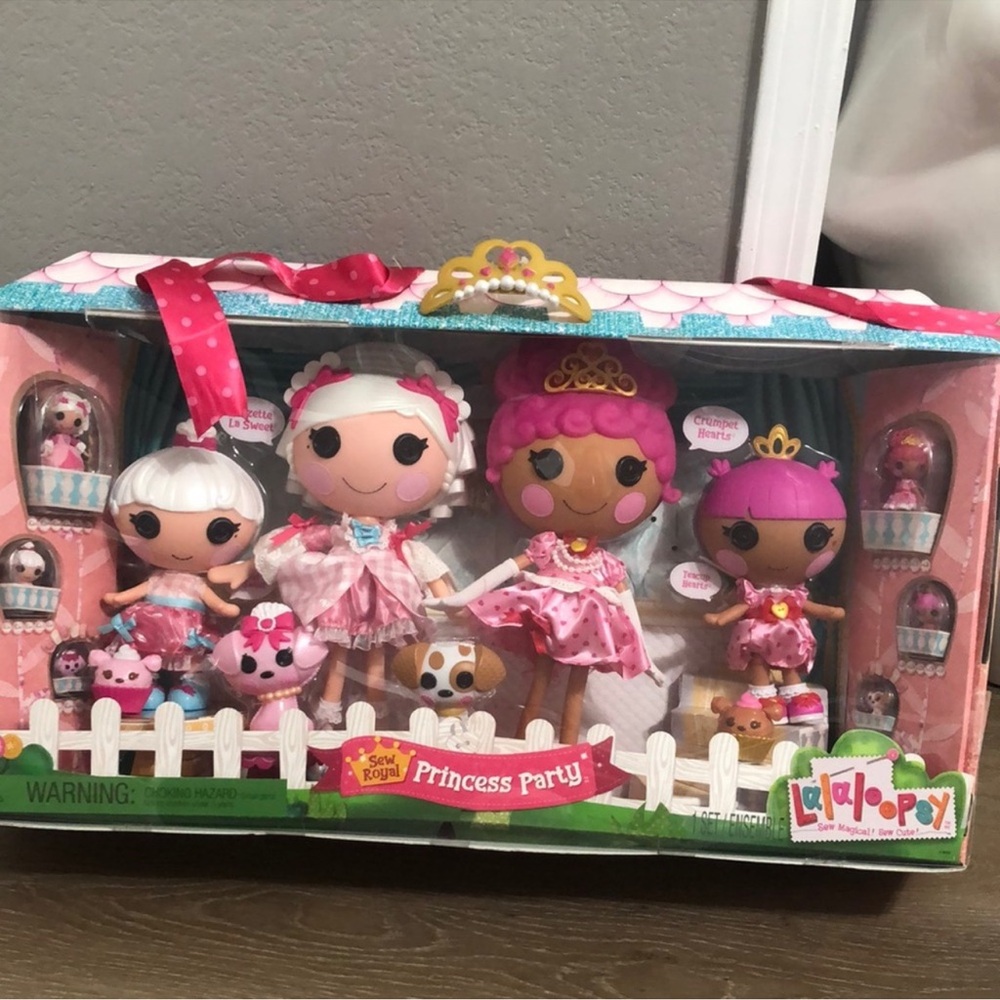 Princess Party Doll Set - Pink and White